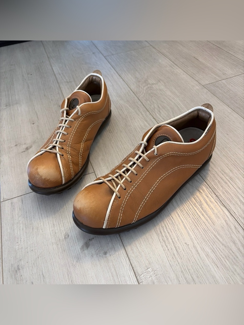 Vintage Camper Pelotas leather sneakers